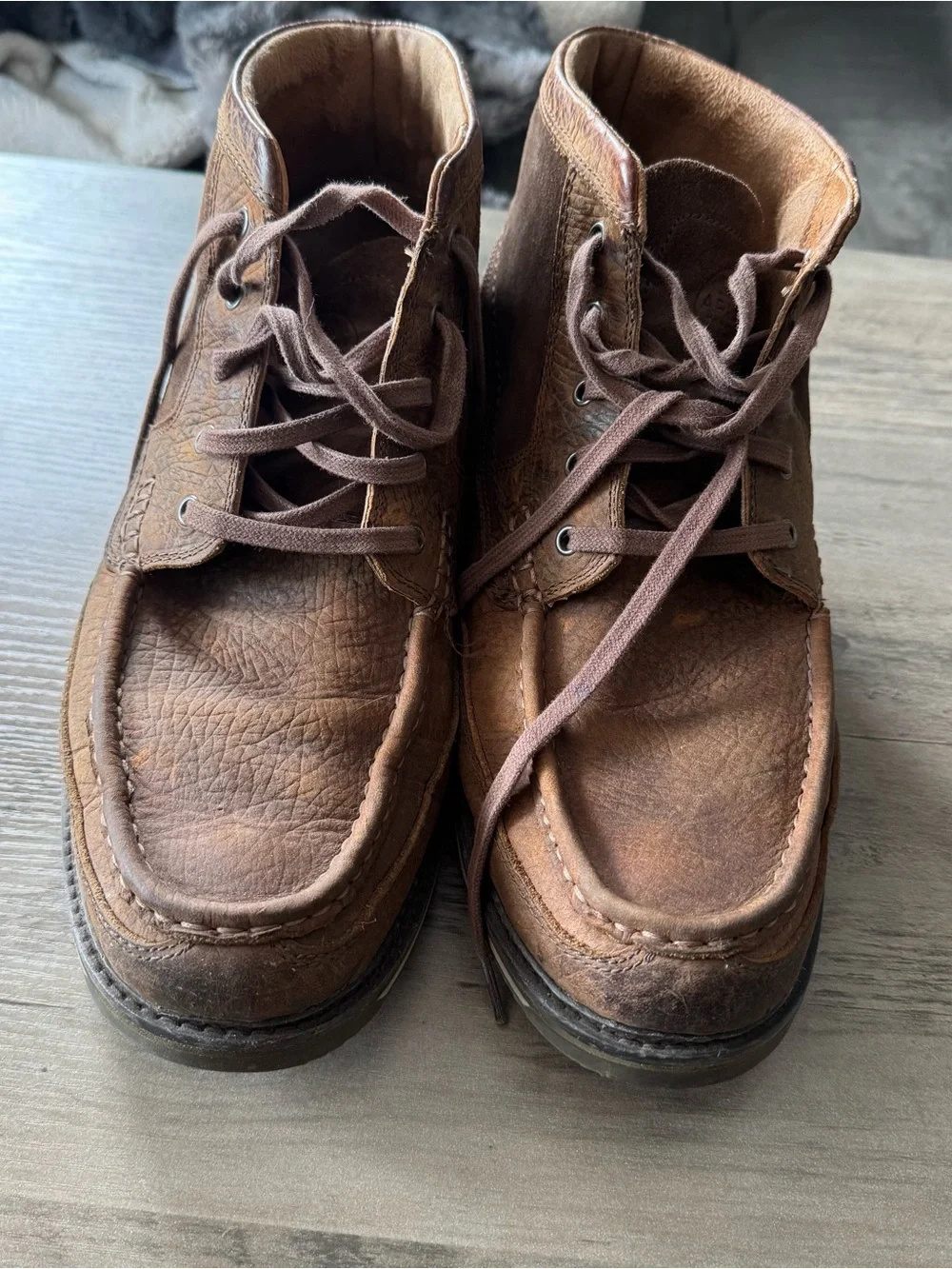 Ariat Brown Leather Boots, Size 12D